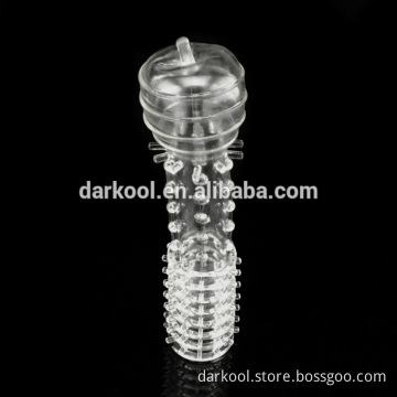 L013/Male sex toys Crystal Penis Ring Extender,Extensions male cock sleeve ring condom